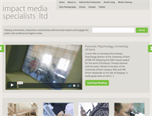 Tablet Screenshot of impactmediaspecialists.co.uk